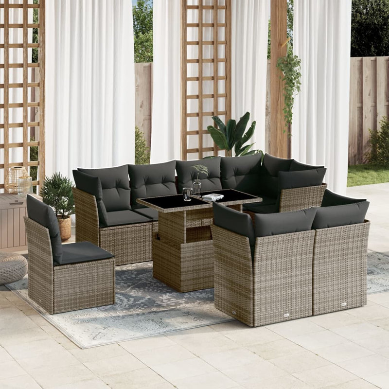 Ensemble de canapé de jardin Vidaxl