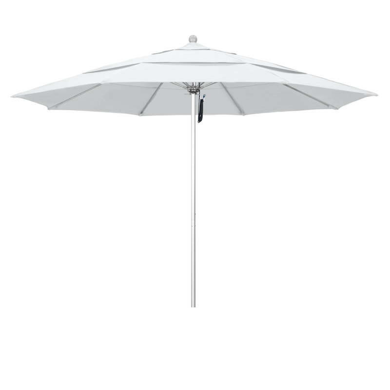 Parasol de marché 11 pi Hibo, Blanc