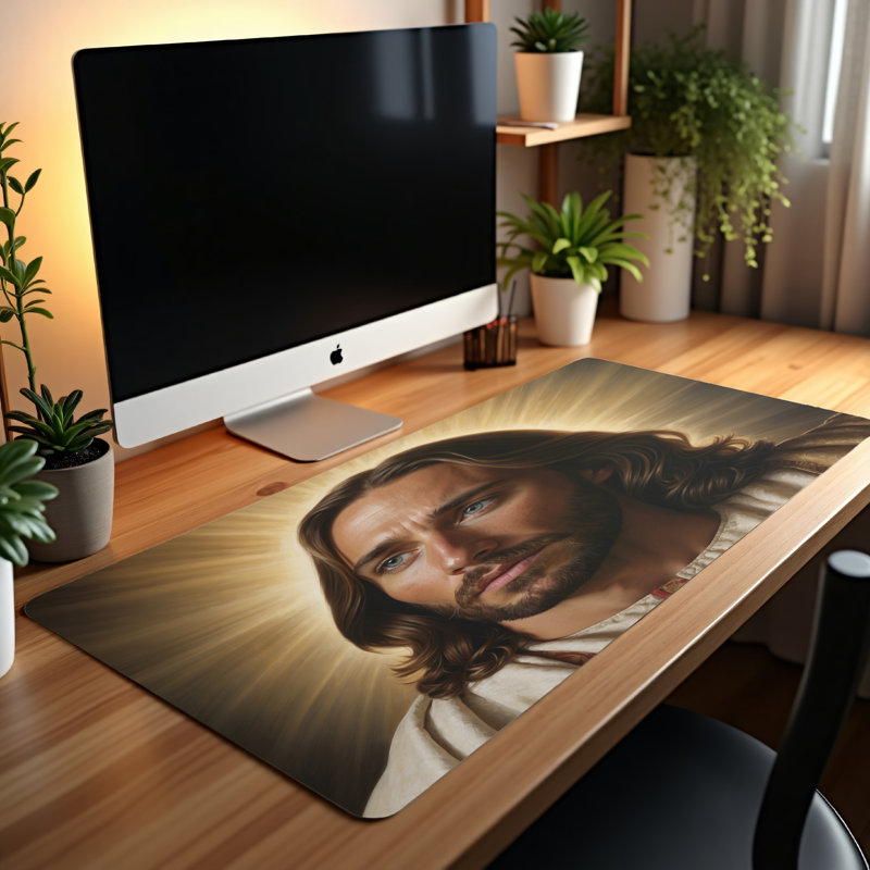Polyester Desk Pad, 31.5x15.5