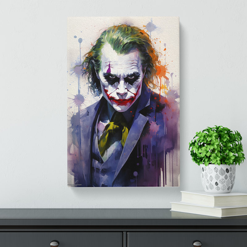 Joker Conceptual No.2 - Print, 76cm H x 50cm W x 3cm D