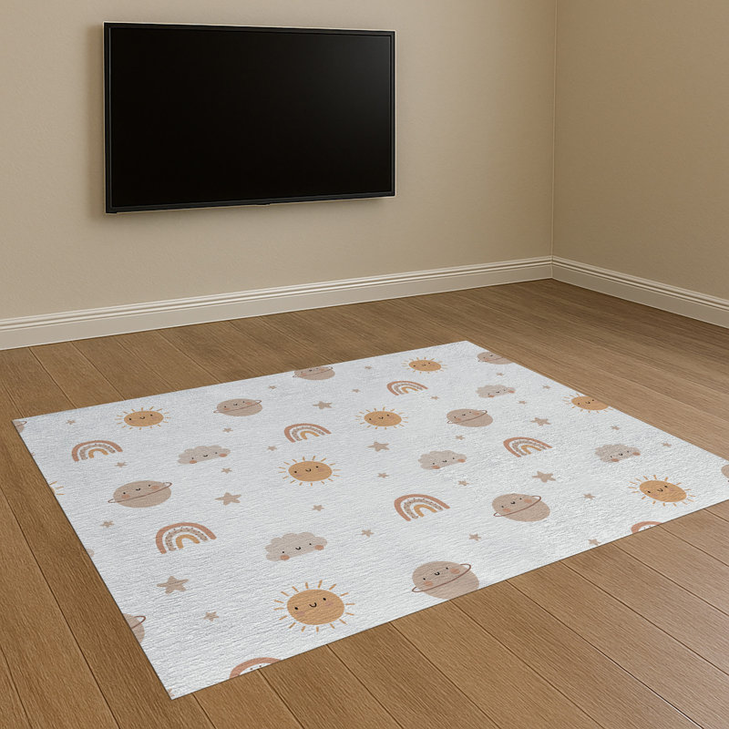 Geometric Shapes Area Rug, Rectangle 155 x 230 cm