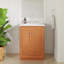Armoire de salle de bain sans plateau en aulne moyen l 24 po x P 21 po x H 34,5 po Shaker-845789436