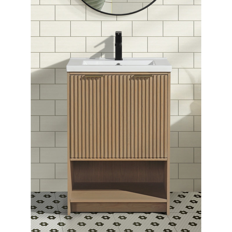 Meuble-lavabo autoportant 24 po Alyshia