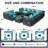 Pashko 12 - Person Modular Patio Conversation Set with Cushions-1524664944