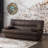 Regata Full Split Back Convertible Sofa, Brown