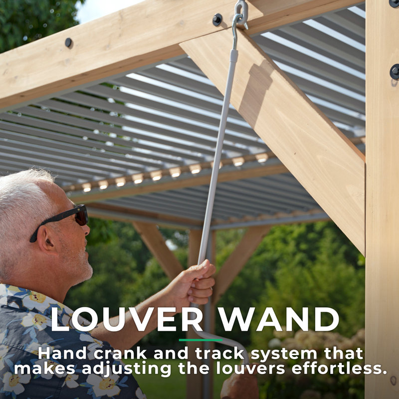 Meridian 10 Ft. W x 20 Ft. D Aluminum Hardtop Gazebo