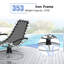 Chaise longue inclinable pour la piscine extérieure