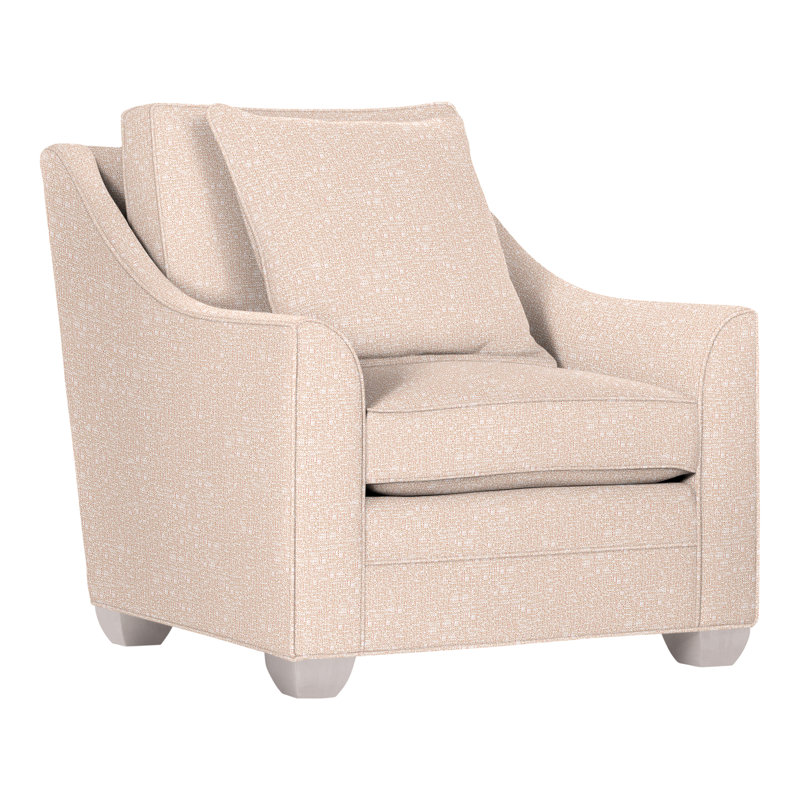 Chaise 37,5 po Nicholas, Perigold dans la coquille en boucle, Gris tourterelle