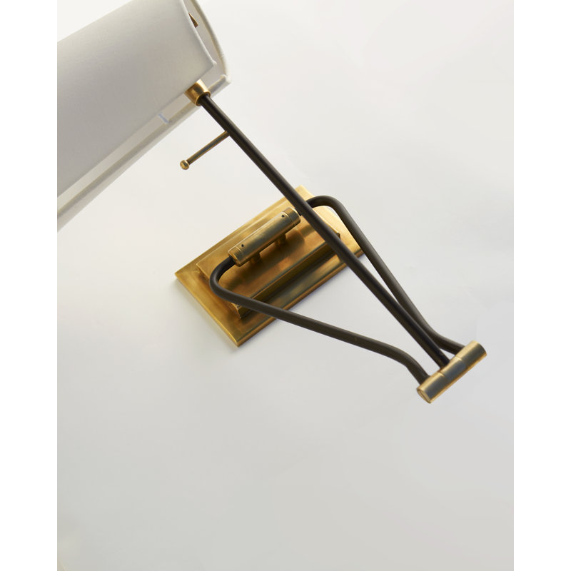 AERIN Keil Swing Arm Wall Light, Black