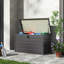 Garden Sanctuary 120cm W 350L Metal Lockable Deck Box in Grey