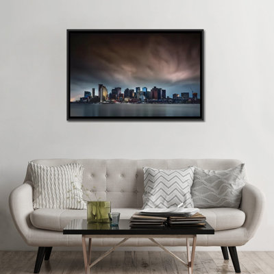 « Boston Skyline » par Miki Joven-reproduction de photo