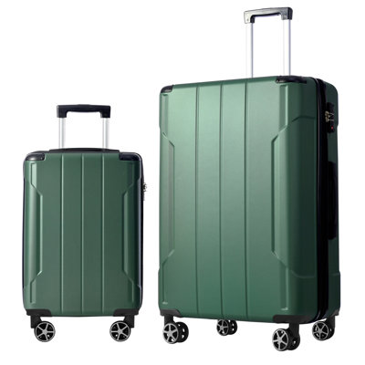 Hardshell ABS Luggage Sets 2 Piece Suitcase Set Expandable with TSA Lock Spinner Wheels for Men Women