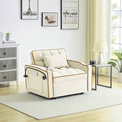 1 canapé-lit pliable polyvalent en 3 longueurs
