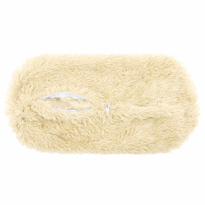 Light Grey Cushion Cover, Cream
