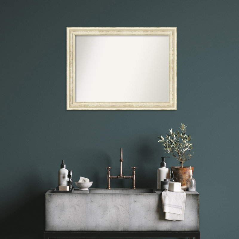 Miroir mural pour salle de bain Country, Rectangle, H 24,5 po x l 32,5 po