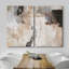 "Grunge Abstract Paint Stroke Effect", impression d'art moderne sur toile, 2 pièces-87607403-87607404-119400604