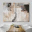 "Grunge Abstract Paint Stroke Effect", impression d'art moderne sur toile, 2 pièces-87607405-119400604-87607403