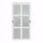 96"H Full-Assembled 3-Lite Primed Frosted Closet Sliding Doors With Hardware Kit & Handles-104313137