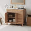 Meuble-lavabo en bois 36 po avec cadre en bois massif