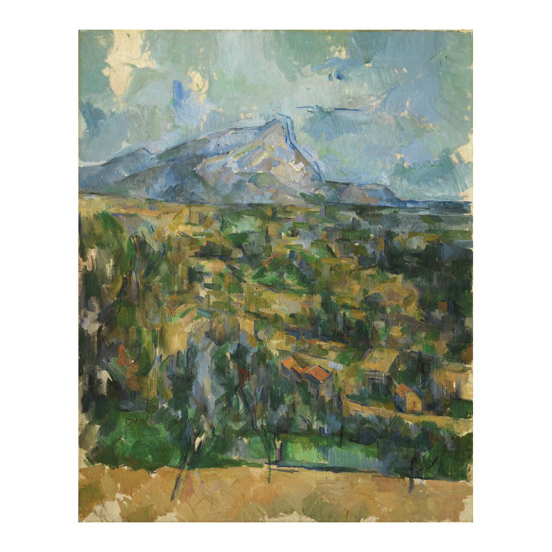«Mont Sainte-Victoire», impression giclée par Paul Cézanne, H 28 po x l 22 po