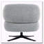 Fauteuil pivotant Cuddle-Style, convenant aux balcons, aux bureaux et aux salons, gris