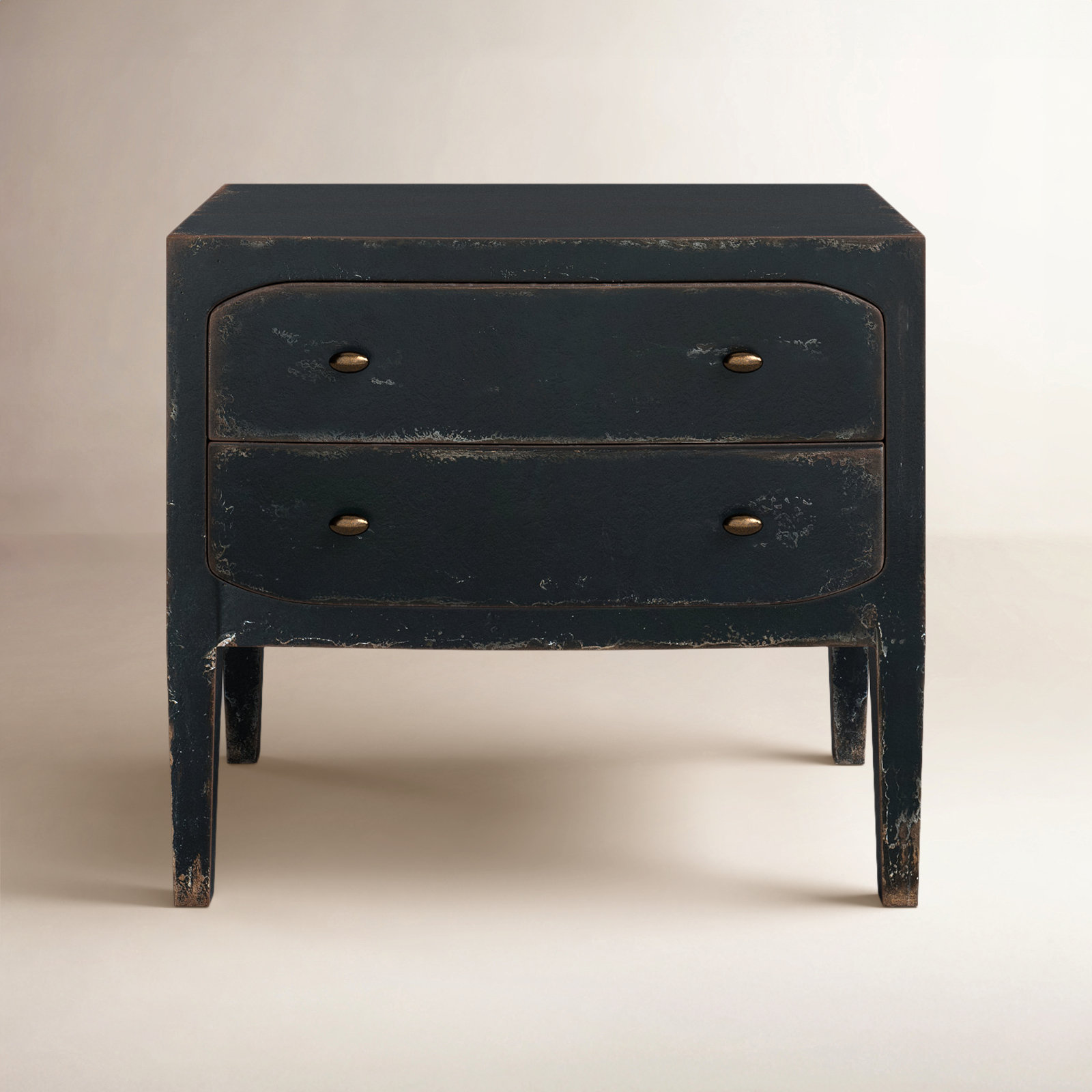 Chamberlain 2 - Drawer Nightstand, Black