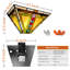 Tiffany Wall Sconces 12 Inches Wide Mission Hexagon Virgin Style Stained Glass Wall Light Fixture