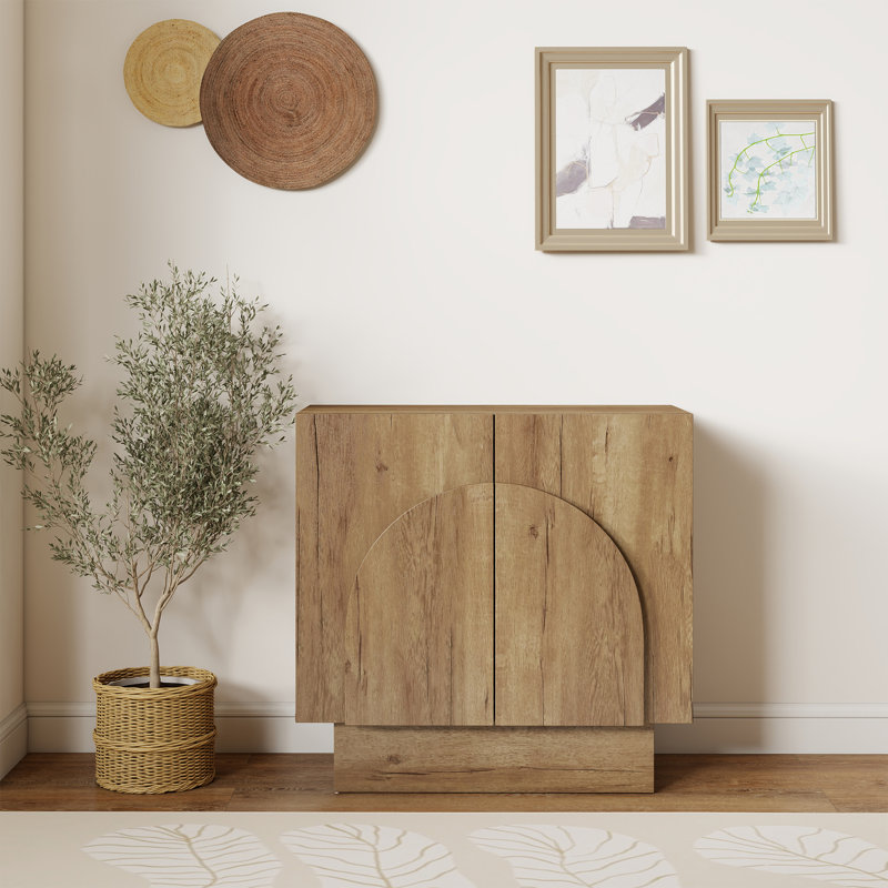 Armoire rectangulaire avec rangement, armoire moderne pour couloir / étage / salon, Naturel