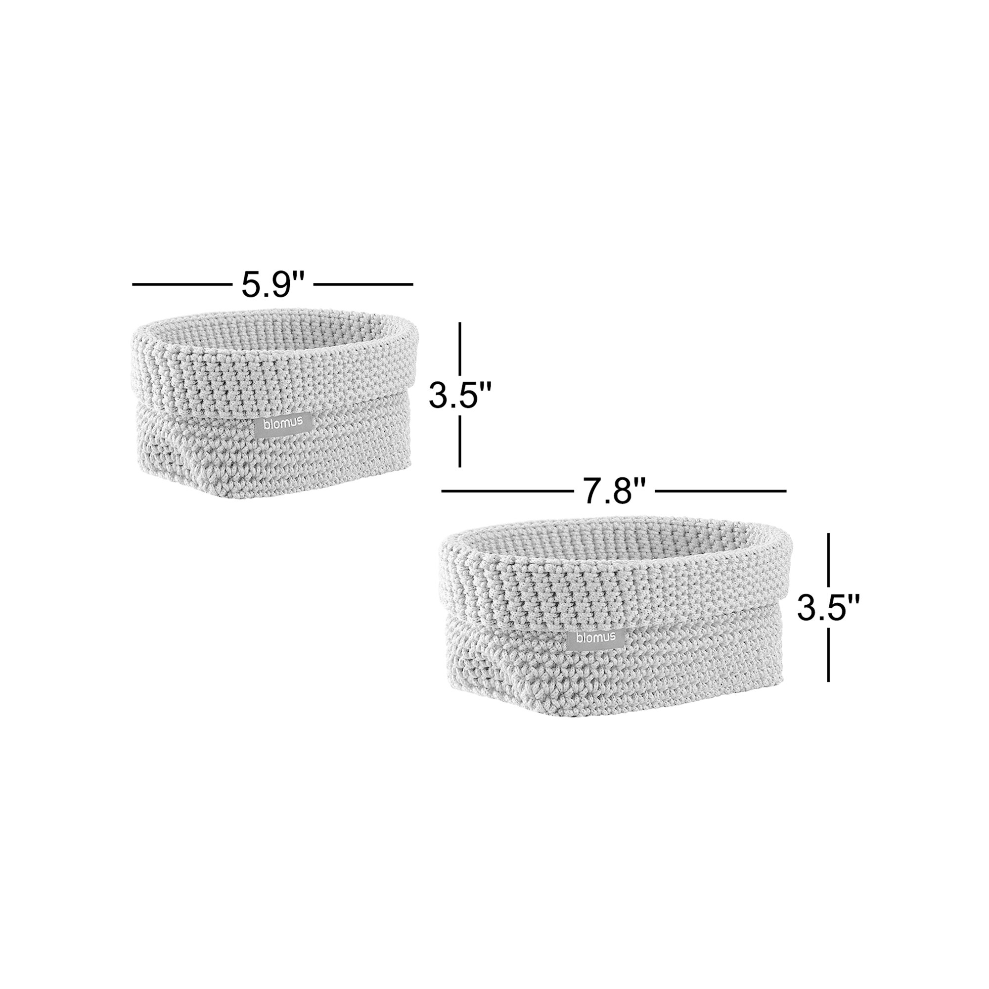 TELA 2 Piece Fabric Basket Set, Fungi