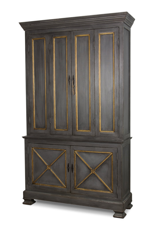 Painted Directoire Solid Wood Bookcase
