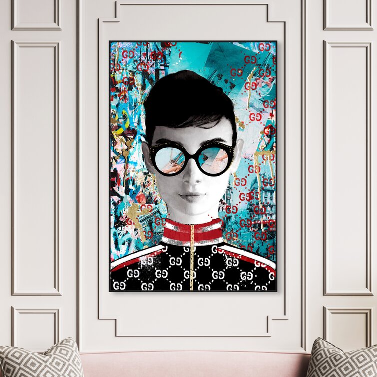 Louis French Plastic, Fashion and Glam Wall Art by The Oliver Gal