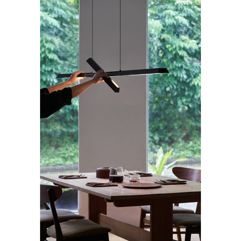 6 - Light Pendant, Matte Black