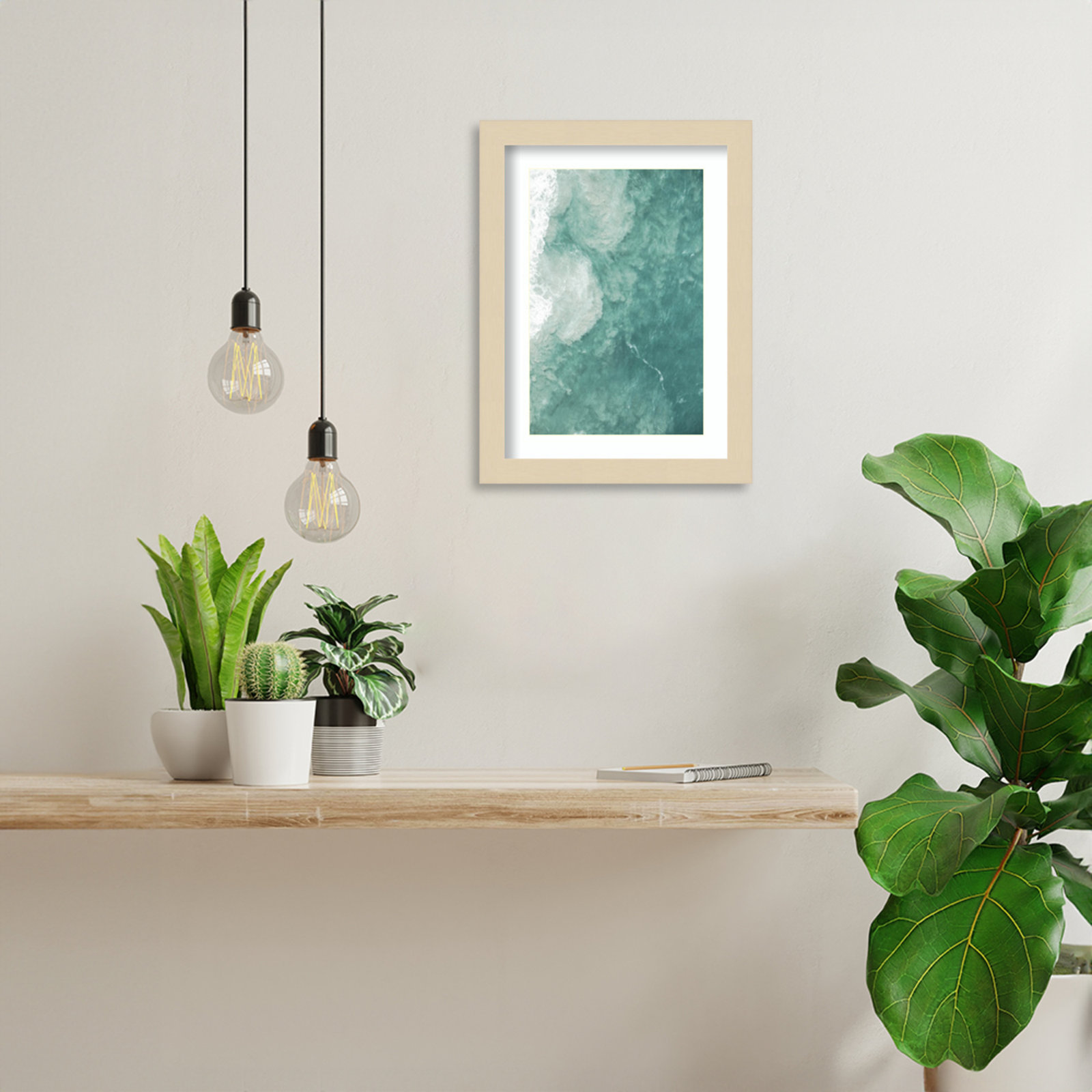 Daisey "Oceano" Print by Shot by Clint, Brown, 13" H x 10" W