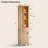Oak Freestanding Cabinet With Drawer With Door Bookcase