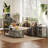 Farmhouse Coffee Table with Drawer and Storage Shelf for Living Room-1898916942-1898916941