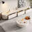 Cream Style TV Stand and Coffee Table Set
