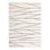Tapis rayé blanc / gris Abrahams