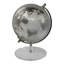 Globe terrestre moderne en verre avec base en métal pour la décoration intérieure