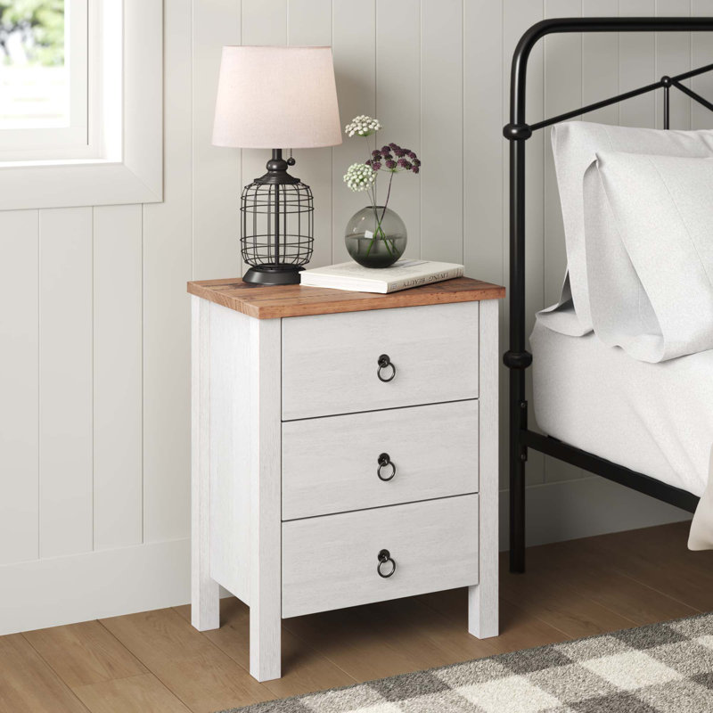 Seavy Pine Solid Wood 20.1 " W 3 - Drawer Dresser