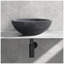 Lavabo vasque en marbre gris foncé Luxury