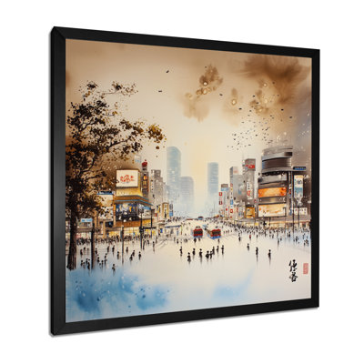 Shibuya Crossing In Tokyo - Tokyo Wall Art Print