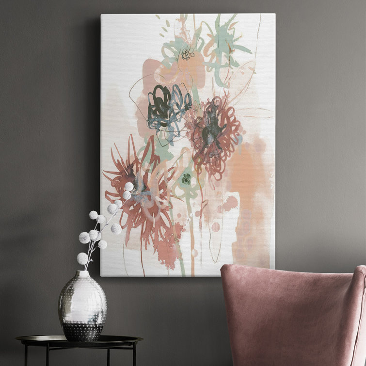 Red Barrel Studio® Petal Drift IV On Canvas Painting - Wayfair Canada