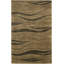 Aadi Abstract Hand-Knotted Brown/Tan Area Rug-342343322-299949680