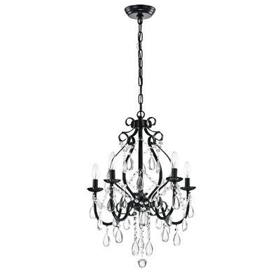 Lustre traditionnel / classique à 5 lumières de style bougie Axl