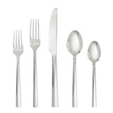 Fortessa Sonia 18/10 Stainless Steel 20 Piece Flatware Set (Service for 4), Silver
