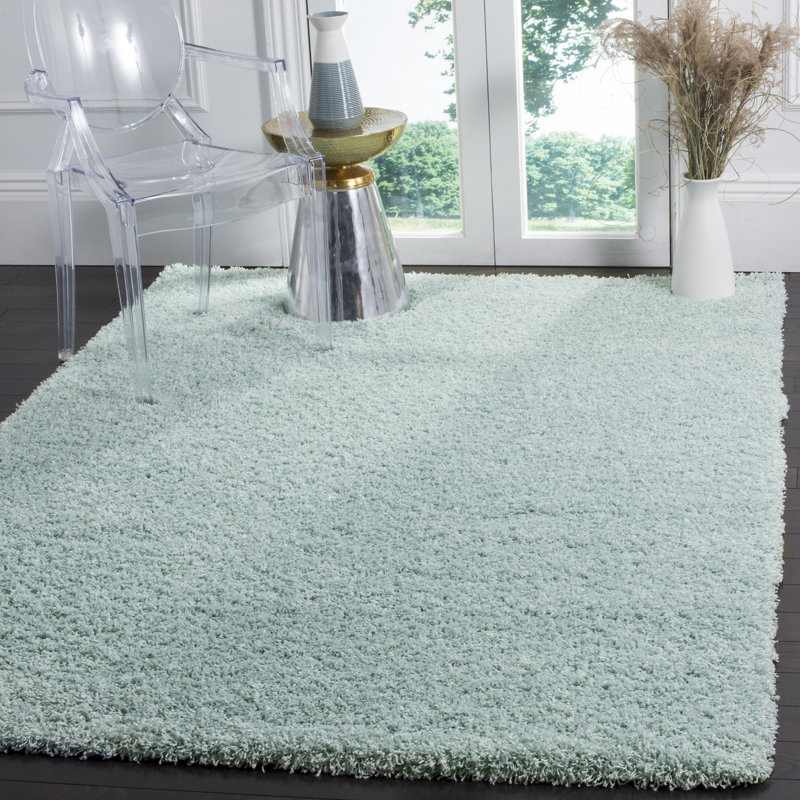 Colin Sgl-Laguna Shag Performance Solid Color Rug, Rectangle 4' x 6'
