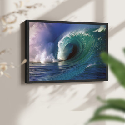 Waimea Bay -Framed Print - Restickable