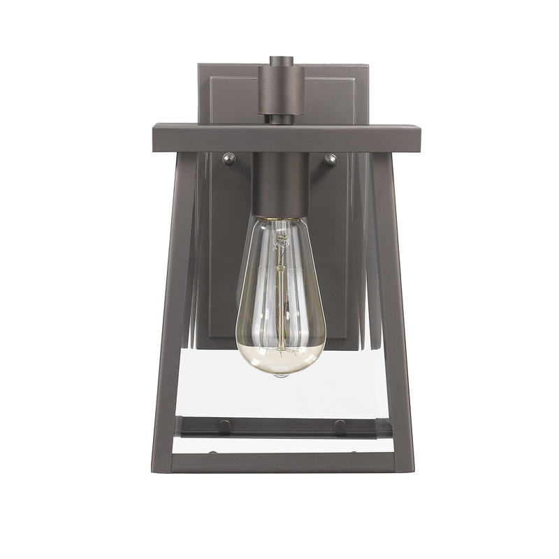 Dunnigan Wall Light, 10" H x 6.5" W x 8.75" D, Rubbed Bronze