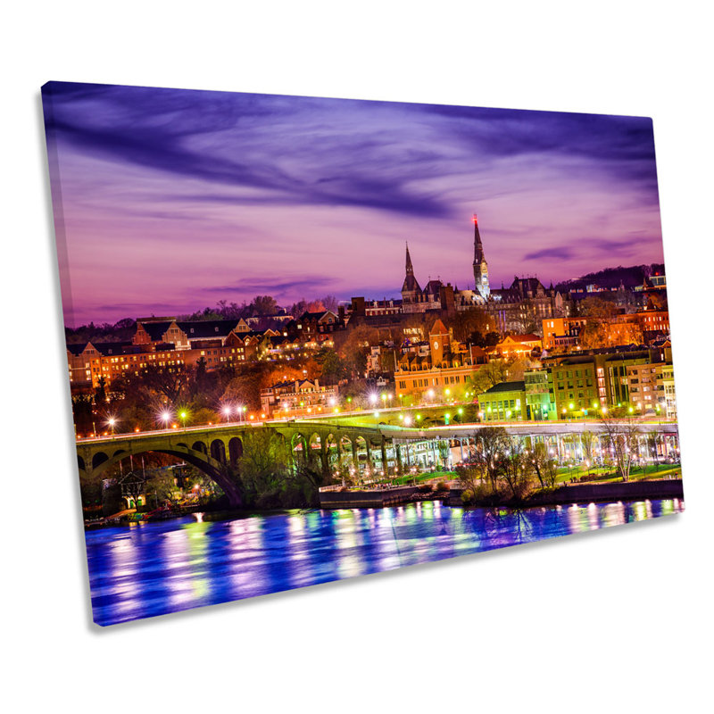 X5315 Georgetown Washington - Wrapped Canvas Print, 61cm H x 91.4cm W x 4cm D