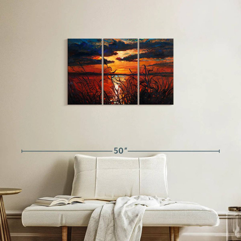 Gillard Dark Sunset, 20" H x 33" W